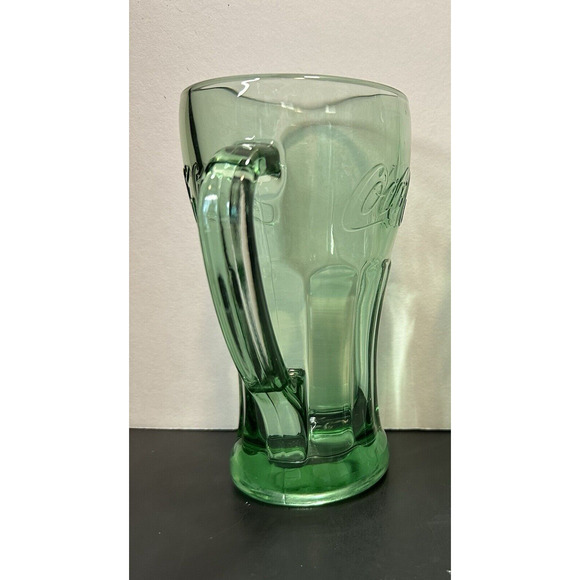 LIBBEY GLASS COMPANY Coca Cola Coke Green 16oz Mug/Cup Glass - Picture 3 of 14